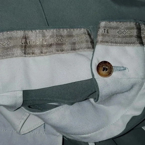 Lacoste Double Pleated Casual Size 42x31 - Picture 9 of 10